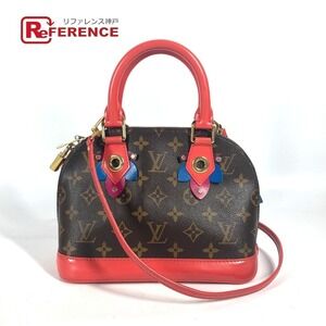 Louis Vuitton Totem Alma Bag Crossbody Handbag Flamingo Brown